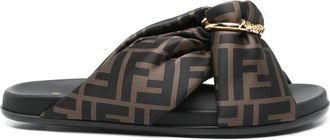 Fendi FF Satin Slides
