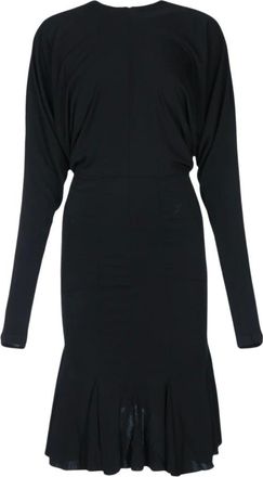 Jacquemus Kleedjes, Dames, Zwart, S, Leer, La Robe Losange
