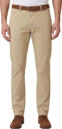 Meyer Chicago katoenen pantalon perfect fit bruin katoen