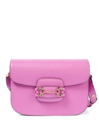 Gucci Horsebit 1955 shoulder bag - women - Leather - One Size - Pink