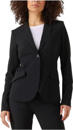 JapanTKY Blazers - Dames - Blazers - Zwart - M - Leer - Jassen