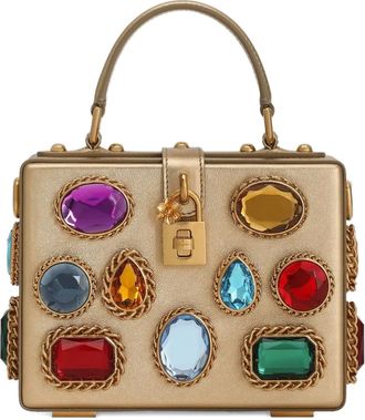 Dolce & Gabbana Borsa tote con decorazione - Oro
