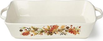 Certified International Autumn Meadows Large Rectangular Baker