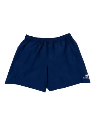 New Balance logo detail running shorts - Blue