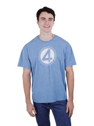 MARVEL Fantastic Four Cosplay Short Sleeve T-Shirt in Mottled Blue F4 at Nordstrom, Size Xx-Large