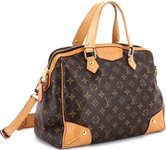 Louis Vuitton Retiro Handbag Monogram Canvas PM satchel - Bruin