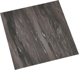 vidaXL Tablones De Suelo Autoadhesivos Gris Oscuro 30,5 X 30,5 Cm Vidaxl