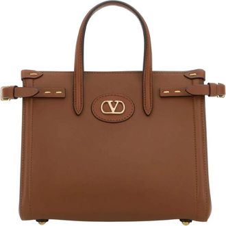 Valentino Garavani Antibes Handtas - Dames - Shoppers - Bruin - ONE Size - Leer - Tassen