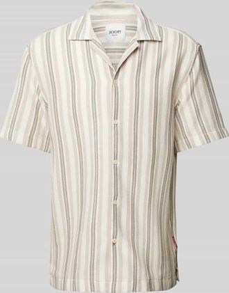 Joop JOOP! Jeans Regular Fit Freizeithemd mit Reverskragen Modell Hanau in Beige, Gr&ouml;&szlig;e XXL