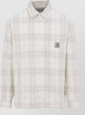 Carhartt Work in Progress long sleeve wilber shirt button down collar