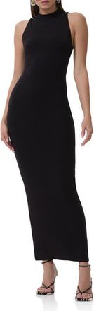 AFRM Casper Racerback Maxi Dress in Noir at Nordstrom, Size X-Large