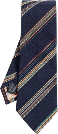 Paul Smith Zijden Das - Heren - Stropdassen - Blauw - ONE Size - Accessoires