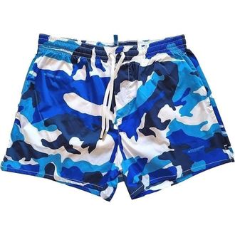 Dsquared2 Badmode, Heren, Veelkleurig, XL, Camouflage Multicolour Zwemshorts