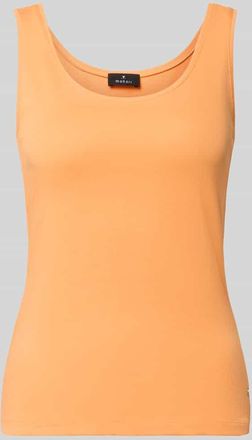 Monari Tanktop mit Rundhalsausschnitt und Label-Detail in Orange, Gr&ouml;&szlig;e 34