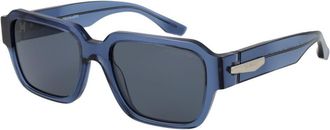 Trussardi Blue Acetate Mens Sunglasses