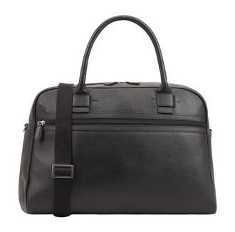 Paul Costelloe Womens Benny Leather Weekend Bag - Black - One Size