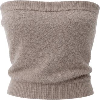 Americandreams Americandreams, Tops, Dames, Beige, XL, Wol, Tessi Bandeau Alpaca Top