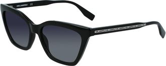Karl Lagerfeld KL6061S 001 Mens Sunglasses Black Size 56