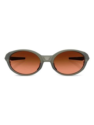 Oakley oval-frame sunglasses - unisex - Plastic - One Size - Black