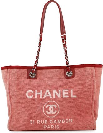 Chanel Canvas Tote Bag (Pre-Owned)