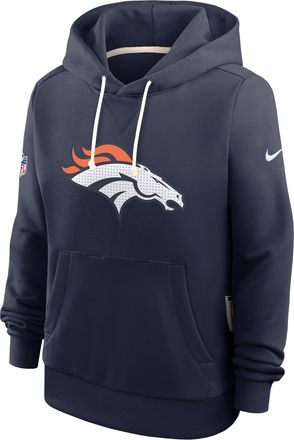 Nike Denver Broncos Sideline Nike Womens Dri-FIT NFL Pullover Hoodie in Blue | 03C341S8W-A0M