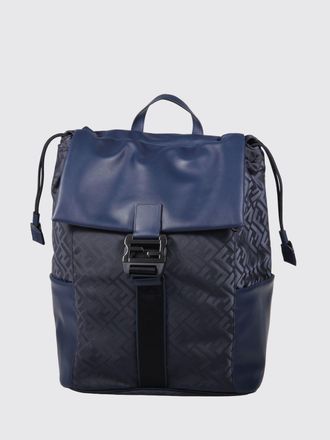 Fendi Zaino Flux in nylon con motivo FF jacquard e dettagli in pelle