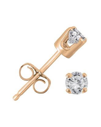 Diana M. Jewels Fine Jewelry 14K Rose Gold 0.33 Ct. Tw. Diamond Studs