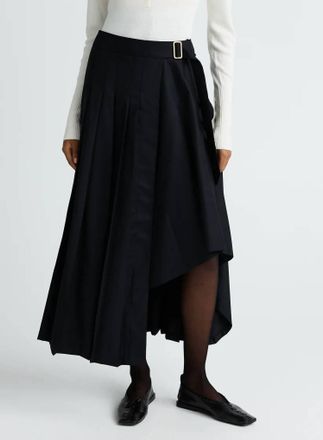 Anna Quan Virginia Midi Skirt In Black