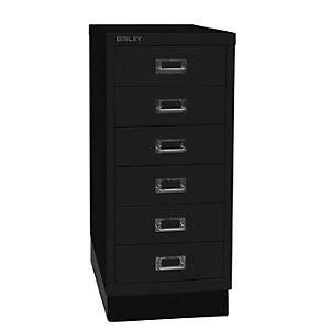 Bisley Serie 29 Multidrawer Con Z&oacute;calo Din A4 6 Cajones Negro