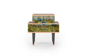 StoryZ Mesita de noche multicolores 2 cajones L 58 cm