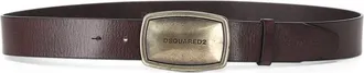 Dsquared2 Leren riem - Heren - Accessoires - Bruin - Maat: 95 CM Leer