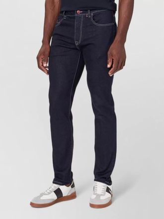 Paul & Shark rivet denim trousers five pocket design