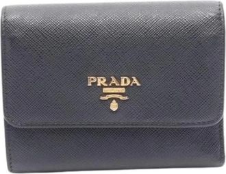 Prada Pre-owned Wallets, female, Black, Size: ONE SIZE Pre-owned Vintage Wallet