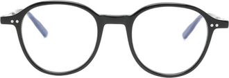 Lesca Puno bril met rond montuur - Zwart