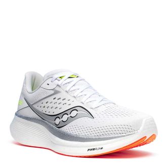 Saucony Mens Ride 17 Basketball, White Vizi, 42.5 EU