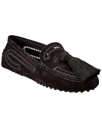Tod's TodS Gommino Tassel Suede Loafer