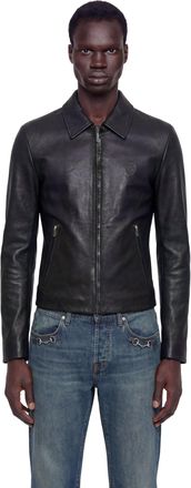 Gucci Washed Stretch Nappa Leather Jacket