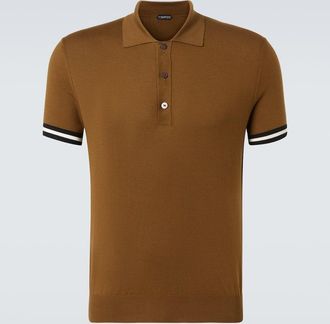 Tom Ford Polo in cotone e seta