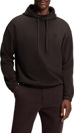 BOSS Stevens Cotton Pullover Hoodie in Dark Brown at Nordstrom, Size Xx-Large