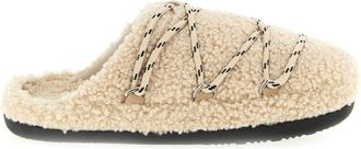 Moon Boot Teddy Slipper Flat Shoes Beige