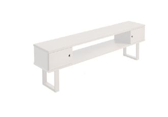 HOGAR 24 Mueble Tv &oacute; Mesa de televisi&oacute;n 110 en color Blanco