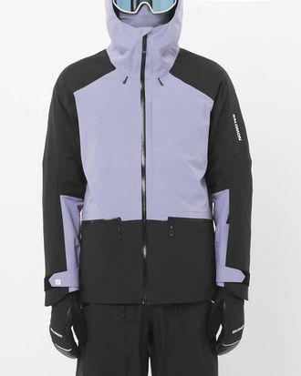 Salomon Absolute 3L Jacket In Blue Granite