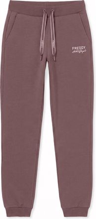 Freddy Pantaloni Sportivi Donna in Felpa, Regular Fit con Polsino