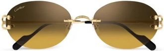 Cartier Sunglasses, unisex, Yellow, Size: 55 MM Ct0551S Sunglasses