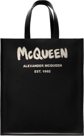 Alexander McQueen Handtas - Dames - Shoppers - Zwart - ONE Size - Tassen