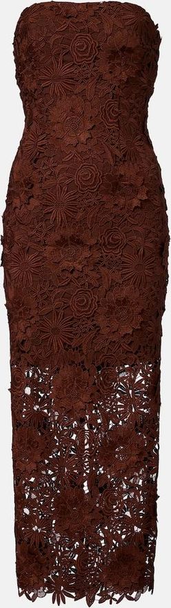 Floral lace corset dress