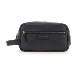 Gianni Chiarini Florence Wash Bag - Bags - Hombre - Negro - ONE SIZE