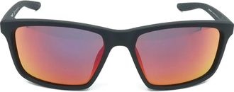 Nike Occhiali da sole Valiant rettangolari - Nero
