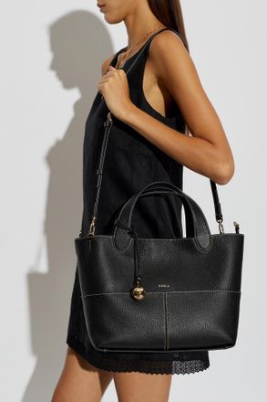 Furla Leather Bag Primrose M, Womens, Black