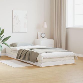 vidaXL Struttura letto a terra Bianco 90 x 210 cm - Vidaxl